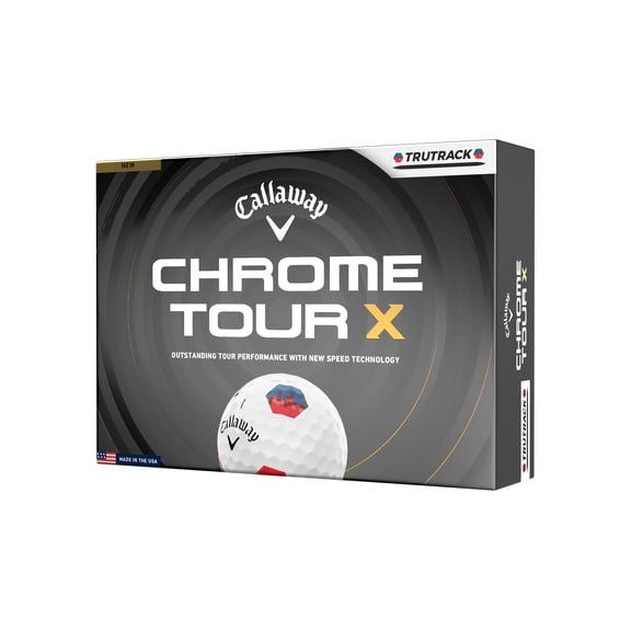 Callaway Golf Chrome Tour X 26 - Blue/Red TruTrack 12 Ball Pack
