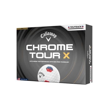Callaway Golf Chrome Tour X 26 - Blue/Red TruTrack 12 Ball Pack