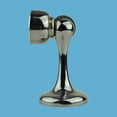thumbnail image 2 of Black Magnetic Door Stopper Safety Catch Open Door Holder Durable Zinc Alloy Nickel Finish Magnetic Door Stop Bumper Soft Catcher w/Screws | Renovators Supply, 2 of 14
