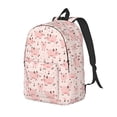 thumbnail image 1 of Easygdp Pig Mochila de Lona Resistente para Laptop, Compatible con Laptops de 15 a 17 pulgadas, Ideal para Escuela, Trabajo y Viajes-Small, 1 of 5