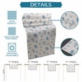 thumbnail image 6 of Spring Floral Table Runner 72 Inches, Blue Cherry Flowers Blossoms Beige Bed Runner Dresser Scarves Tabletop for Indoor Outdoor Parties/Ceremony/Banquet, 14" x 72", 6 of 9