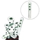 thumbnail image 5 of Estuche de alineación de golf premium con patrón bordado, funda para palo de práctica de PU Blanco, 5 of 7