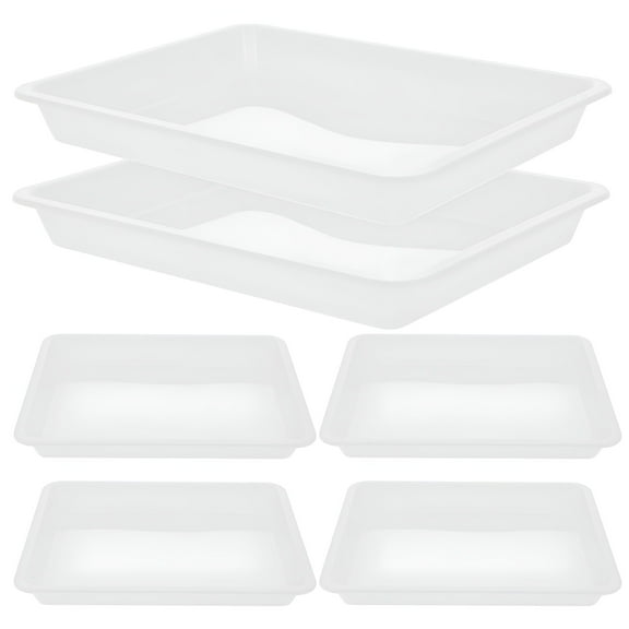 BESTSKY 6pcs Puzzle Sorter Trays Plastic Puzzle Organizer Puzzle Stacking Trays Toy Storage Tray