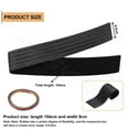 thumbnail image 3 of Rear Bumper Protector Guard Universal Rubber Scratch-Resistant Trunk Door Sill Protector Exterior Accessories Trim Cover for SUV/Cars Black, 3 of 9