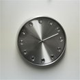 thumbnail image 1 of Control Brands G131012SILVER Mid Century Motala Clock, Silver - 11.5 in., 1 of 1