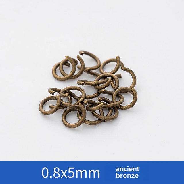 Accesorios de joyería, accesorios de anillo abierto, material de anillo de conexión, hardware circular de hierro, anillo pequeño, anillo abierto en C