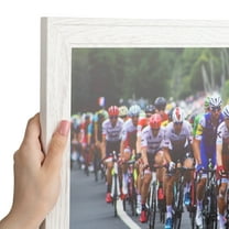ArtToFrames 18x24 Inch White Picture Frame, This White Wood Poster Frame is Great for Your Art or Photos, Comes with 060 Plexi Glass (4331)
