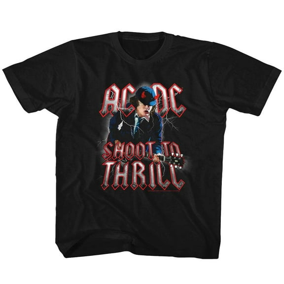 AC/DC Shoot To Thrill Black Toddler T-Shirt