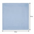 thumbnail image 6 of REGALWOVEN Set of 12 Cloth Napkins, Washable and Reusable Table Dinner Napkins for Home, Restaurant, Weddings, Event and Parties Blue 16x16inch, 6 of 6