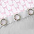 thumbnail image 4 of Manfei Minimalist Bow Blackout Curtains,Dreamy Princess Bowknot Window Curtains Pack of 2 (38x45 Each), 4 of 6