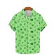 thumbnail image 2 of Camisas de Manga Larga para Hombres Día de San Patricio Impreso Manga Corta Solapa, Poliéster Ligero para Vacaciones Informales, 2 of 9