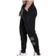thumbnail image 5 of Pantalones largos de moda para hombre, casuales, de color sólido, con cintura elástica y bolsillos, con pernera ajustada, pantalones largos de poliéster y algodón para hombre., 5 of 7