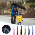 thumbnail image 2 of Wovilon Beach Umbrella Umbrellas For Rain Windproof Fully Automatic Led Lighting Umbrella Three-Folding Household Tools Rain Gear Supplies, 2 of 8