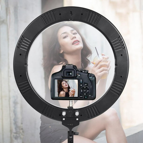 LYUMO Photography Ring Lamp, 14In LED Ring Fill Lamp Color Temperature