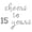 Silver, variant on Cursive Script Letter Balloons - CHEERS TO 15 YEARS 16" Inch Alphabet Letters Foil Mylar Balloon 15th Birthday or Anniversary Party Banner (Silver)