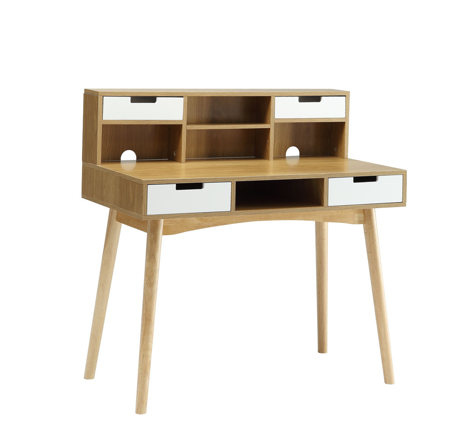 Convenience Concepts Oslo Deluxe Desk with Hutch - image 2 of 3
