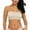 Brown, variant on Pntutb Double Womens Plus Size Strapless Bra Bandeau Tube Removable Padded Top Stretchy