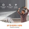 thumbnail image 2 of KFFKFF Wireless Pressure Washer, 652-PSI 1.1 GPM Compact Power Scrubber, Handheld Intense-Pressure Vehicle Cleaner Tool with 4.0Ah Battery, Charging Unit, 6-in-1 Spray Tip, 2 of 9