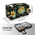 thumbnail image 5 of Honeii Sunflower Skull Boho Print Multi-Purpose Storage Bag,Hanging Dopp Kit,Small Toiletry Bag for Traveling for Toiletries, Makeup, and Small Essentials, 5 of 7