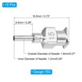 thumbnail image 2 of 10 Pcs 15G 0.26 Inch Bent Blunt Tip Dispensing Needle with Lure Lock for Refilling Liquid Adhesives, 2 of 6