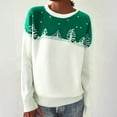 thumbnail image 2 of Gkeoshab Fall Sweaters for Women Women's Oversized Sweaters 2025 Fall Outfits Trendy Crewneck Knit Fashion Pullover Tops White XL, 2 of 4