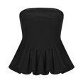 thumbnail image 6 of aidice Tube Tops for Women Strapless Sleeveless Chest Warpped Tanks Summer Casual Club Wear Women's Top, 6 of 8