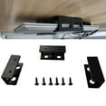 thumbnail image 5 of 3 Pcs Plastic Under Desk Laptop Holder Mount with Screw,Under Desk Laptop Mount Bracket,Add on Under Table Laptop,Black, 5 of 7