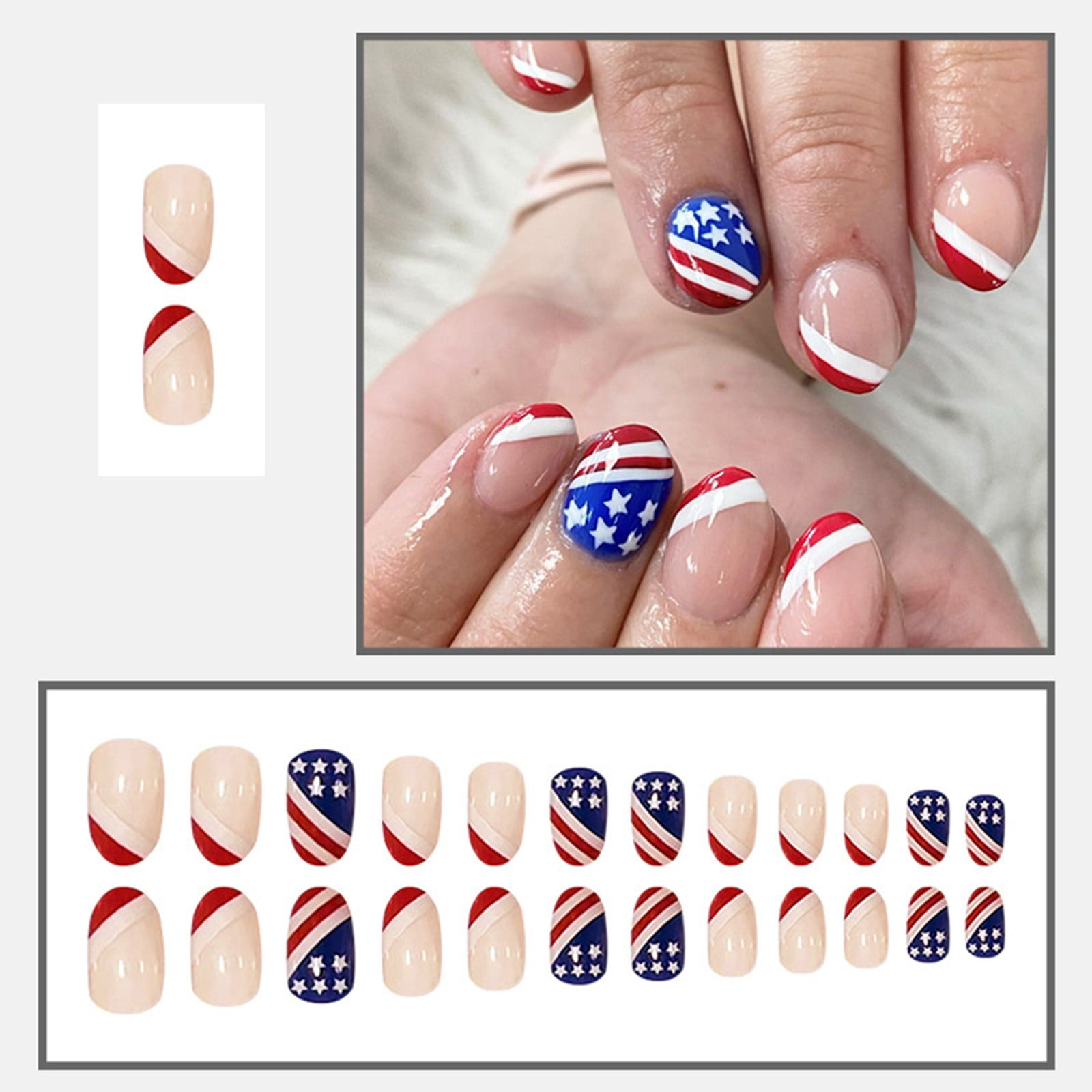 Short Nail Tips Almond Coffin American Nail Capsules Gel X Capsule XS Soft  Gel Tips for