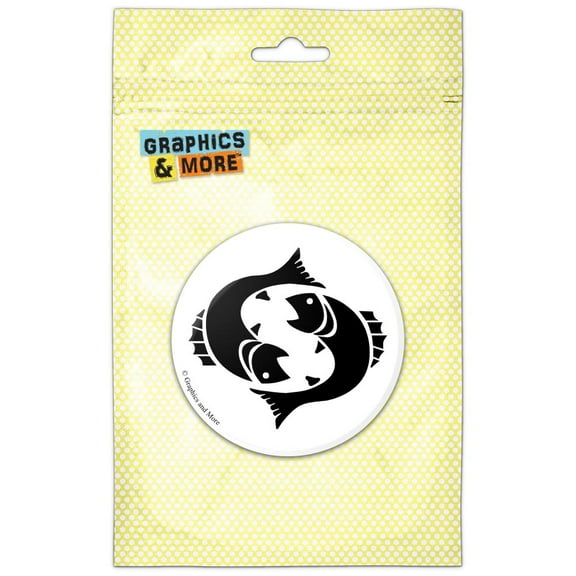 Pisces The Fish Zodiac Horoscope Pinback Button Pin Badge