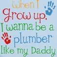 thumbnail image 2 of CafePress - Plumber Like Daddy Long Sleeve Infant Bodysuit - Long Sleeve Cotton Baby Bodysuit, 2 of 4