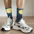 thumbnail image 6 of Logiee Moonlit Skeleton Campfire Print Adult Socks for Men & Women,Calf Socks, Ankle Socks,Boots Socks,Breathable Casual Sock,Unisex Crew Socks, 6 of 6