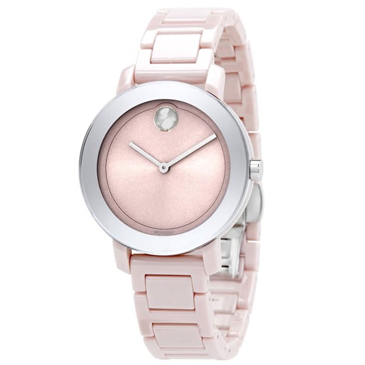 Movado 3600709 Women's Bold Evolution Blush Ceramic Bracelet Watch