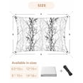 thumbnail image 6 of Sun Shade Sail 14x18Ft Black Grey Tree Branch Uv Block Sunshade Canopy Outdoor Shade Cover Rectangle Shade Cloth For Patio Garden Yard Deck Pergola, 6 of 6