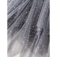 thumbnail image 3 of Women Irregular Tulle Tutu Skirt Casual Shiny Star Sequin Elastic Mesh Princess Skirt for Streetwear, 3 of 5