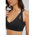 thumbnail image 3 of PISONIC Workout Sets for Women 2 Piece Yoga Sports Bra High Waist Booty Lifting Shorts Gym Yoga Outfit, 3 of 7
