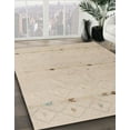thumbnail image 2 of Ahgly Company Indoor Round Abstract Camel Brown Solid Area Rugs, 7' Round, 2 of 6
