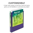 thumbnail image 3 of Samsill Earth's Choice Durable 1" Round Ring View Binders, Purple, 2 Pack, 3 of 5