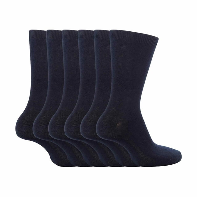 Sock Snob - 6 Multipack Chaussettes d'École Unies pour Enfants / Garçons et Filles / 3 Tailles / Chaussettes Riches en Coton