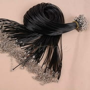 UNAHTINR Leather Wax Rope Cord Necklace with Lobster Clasp 18'' Clasp Chain DIY Jewelry