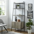 thumbnail image 4 of Pemberly Row 72" Ladder Storage Bookshelf in Gray Wash, 4 of 4