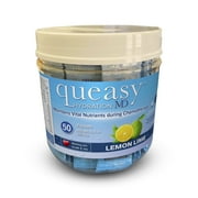 Three Lollies Queasy Hydration MD Packets - Natural Digestive Support During Treatment, Rehydrates, Eases Nausea & Replaces Nutrients - 50 Packets