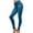 Blue, variant on Uccdo Women's Denim Pants with Pocket Fitness Leggings Jeans Black/Blue