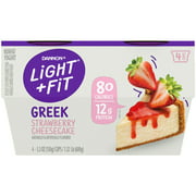 Dannon Light And Fit Greek Yogurt Strawberry Cheesecake Barcode