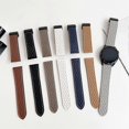 thumbnail image 5 of For Samsung Galaxy Watch7 Watch6 Microfiber Leather Watch Bands 20mm Breathable Magnetic Strap - Dar, 5 of 5