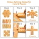 thumbnail image 2 of Juego de mesa Plusvivo Marble Wooden para 4-6 jugadores con 24 canicas, 2 of 7
