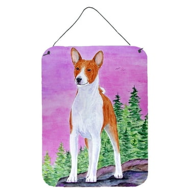 Caroline's Treasures SS8611DS1216 Basenji Wall or Door Hanging Prints, 12x16, multicolor