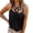 Black, variant on Vedolay Tank Tops Women's Sleeveless Tank Tops Ribbed V Neck Button Down T Shirts Summer Slim Fit Tee Tops,Black L