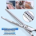 thumbnail image 2 of 6 In 1 Professional Stainless Steel Safety Round Tip Dog Grooming Scissors Kit, For Dog Cat Grooming, 2 of 5