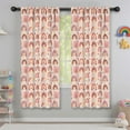 thumbnail image 5 of Blackout Kids Curtains,Pink Boho Bohemia Rainbows Hearts Stars Pattern Childrens Insulated Curtains Set Of 2,Bedroom Essentials,Toddler Room Decor 42x63in(106x160cm), 5 of 5