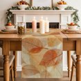 thumbnail image 2 of Brown Leaves Table Runner 108 Inches Long,Botanical Fall Foliage Farmhouse Retro Plants Cotton Linen Table Runners Dresser Scarves,Fabric Tabletop Scarf Furniture Cover for Home Dinner Party 13"x108", 2 of 9